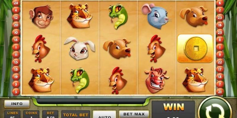 Cách chơi Game Zodiac Slots được đánh giá là tương đối đơn giản