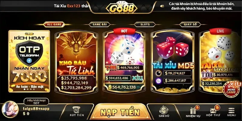 Tải GO88 để tair nghiệm chơi Blackjack thú vị